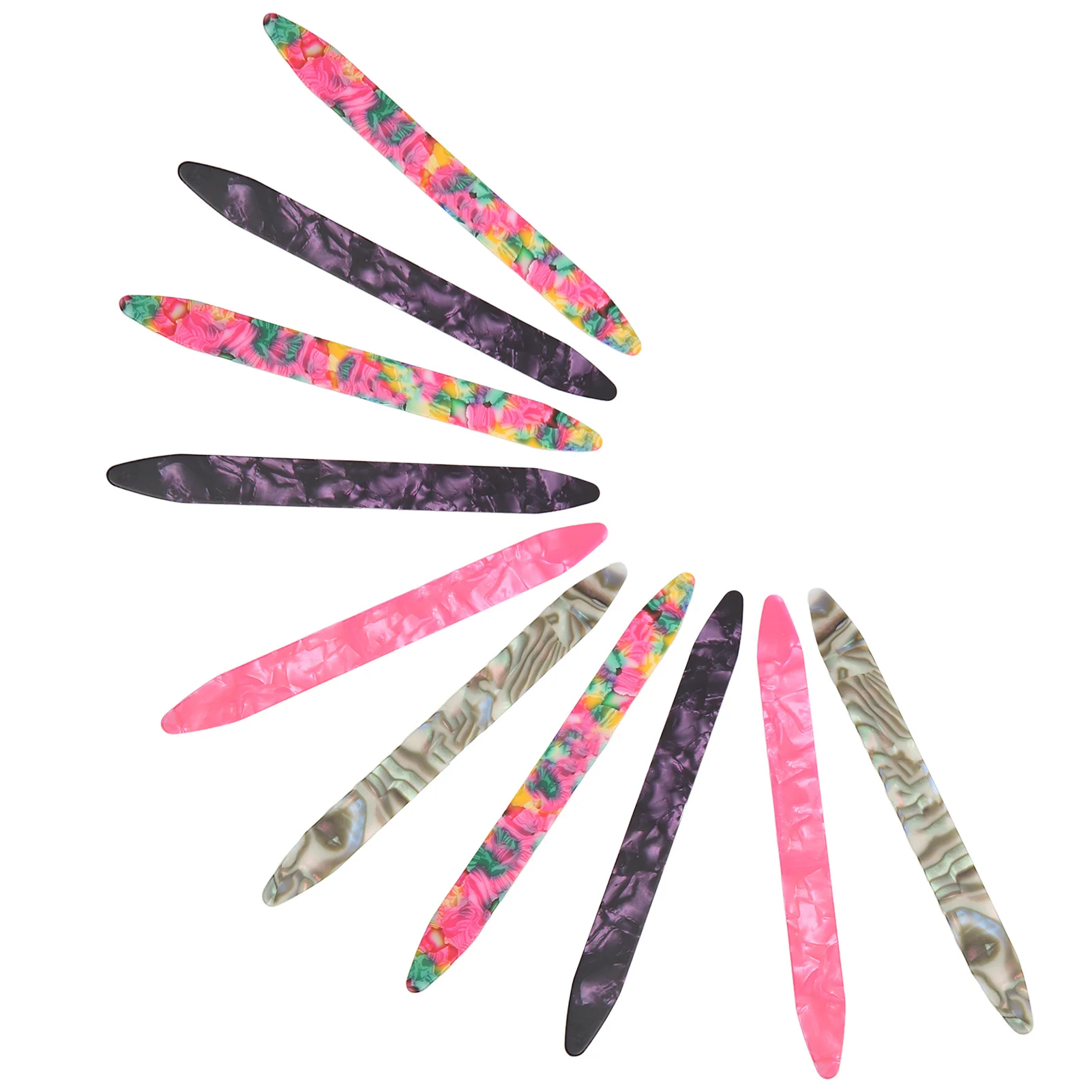 10 قطعة 0.71 مللي متر عود يختار السليلويد مرنة الريشة استبدال ل أداة نتفها السليلويد يختار استبدال المرنة #3