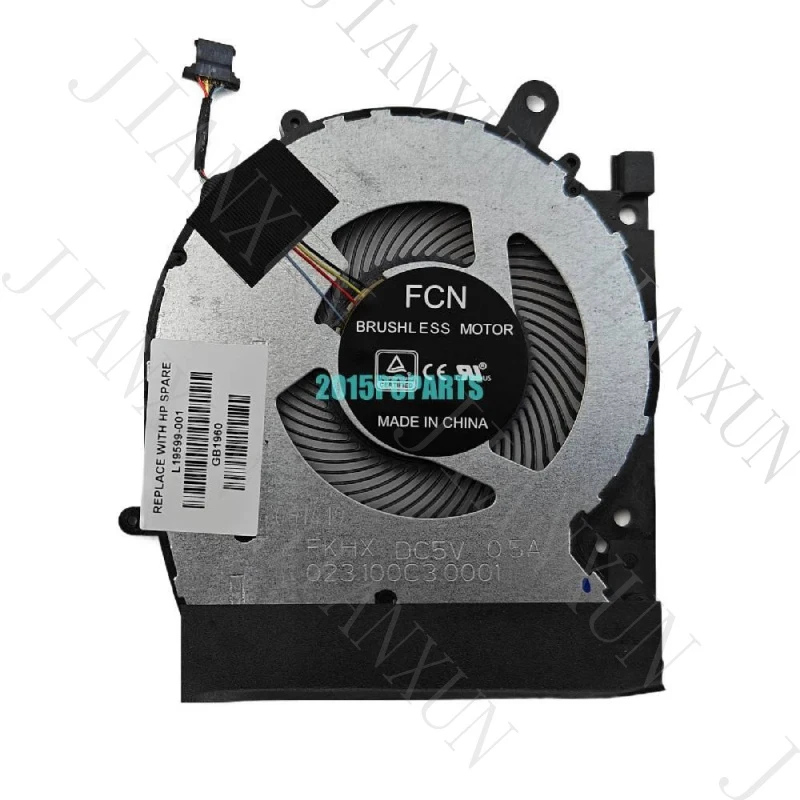 A+New CPU Cooling Fan for HP Envy 13-AG 13M-AG 13Z-AG000 |   Part Number L19599-001 L23528-001 |   5V 4‑Pin PWM Replacement