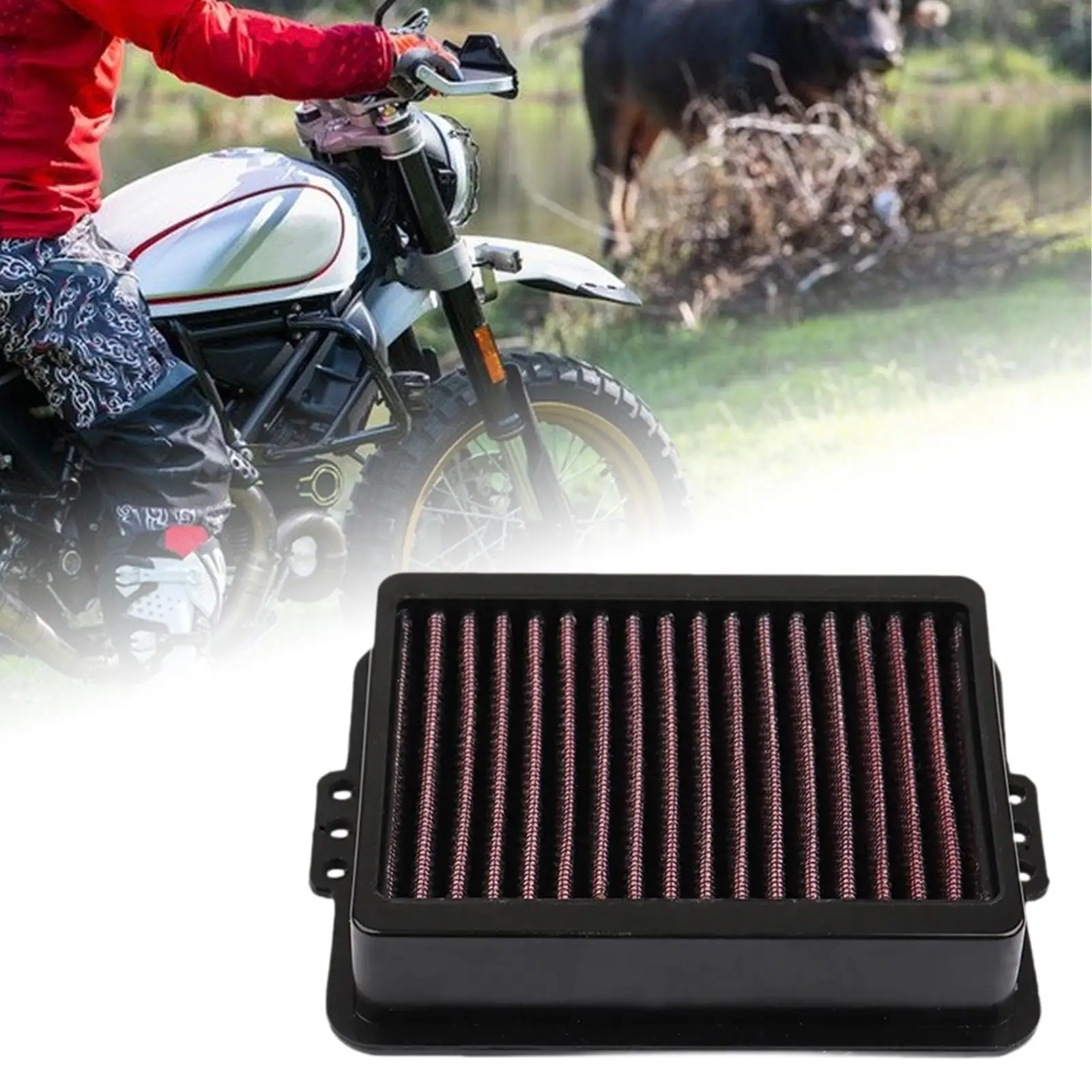 

Motorcycle Engine Air Filter High Performance Easy Installation Wear Resistant Replacing for BMW F750GS F900XR F850GS F900R