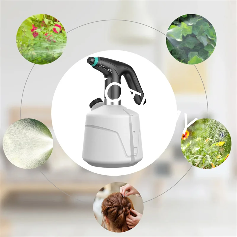 Gardening Tools Electric Plant Spray Bottle USB Charging Automatic Sprinkling Sprayers Adjustable Nozzle 1/1.5/2L 1200mAh