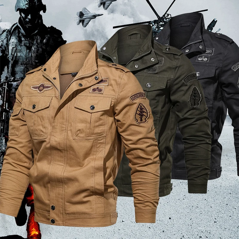 

Men's Casual Cotton Jaet Autumn 2025 Multi-ket Outdoor Workwear Large Size Comfortable Wearable Trendy Zipper Closure