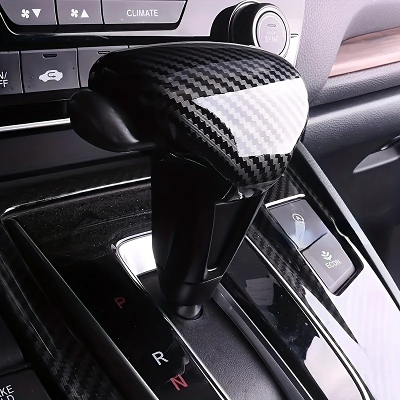 

ABS Car Gear Head Lever Shift Knob Cover Gear Shift Handle Trim Decoration For Honda CR-V CRV 5TH 2017- 2021Car Accessories
