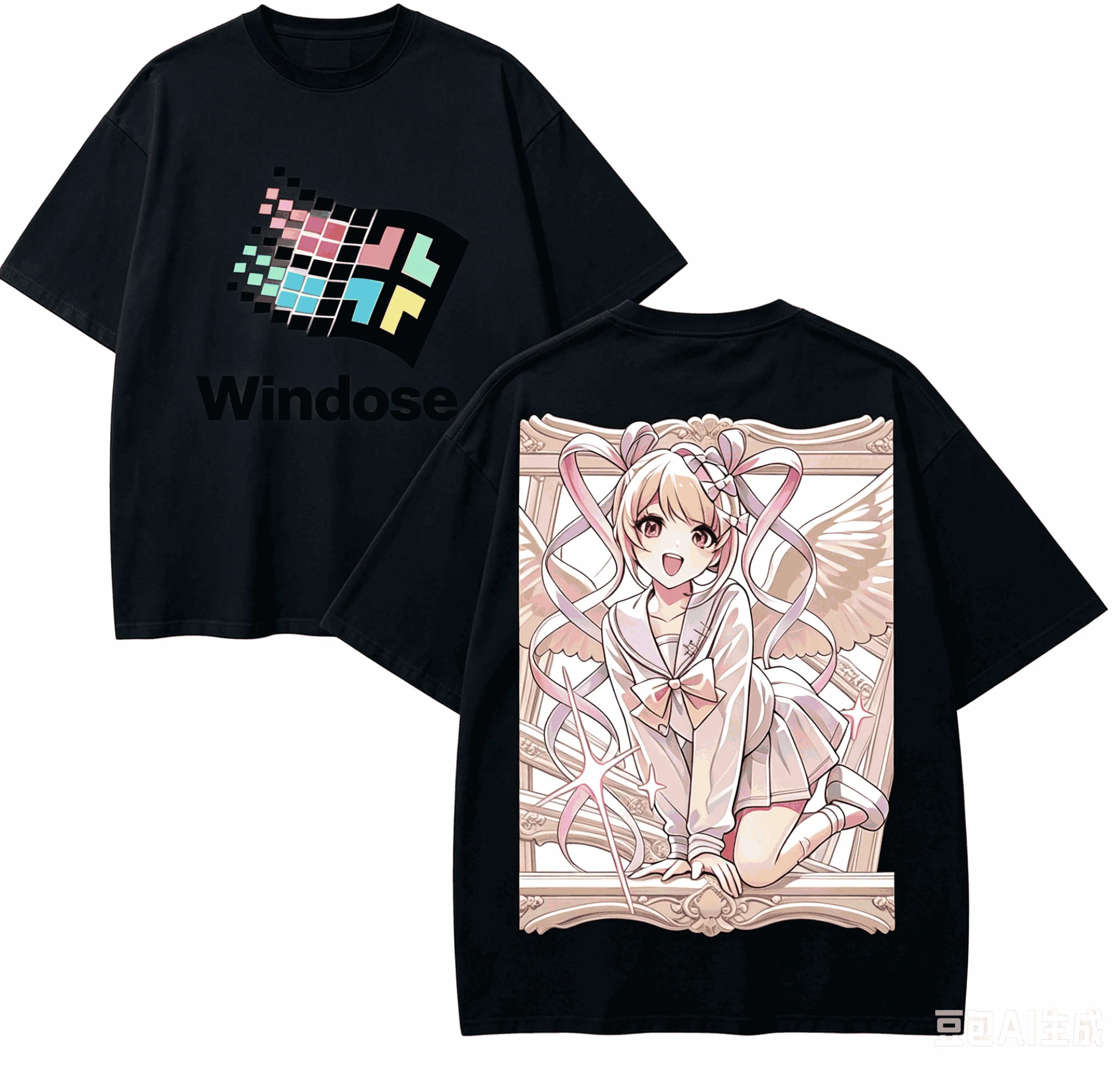 Needy Streamer Overload Anime Lover T-shirt Harajuku Cotton New Model High Street Retro Fashion Oversized Unisex high quality
