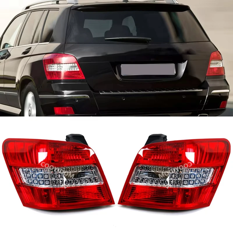 For Mercedes Benz W204 GLK GLK300 GLK350 GLK200 2007-2012 LED Tail Light Rear Brake Warning Lamp Turn Signal Car Accessories