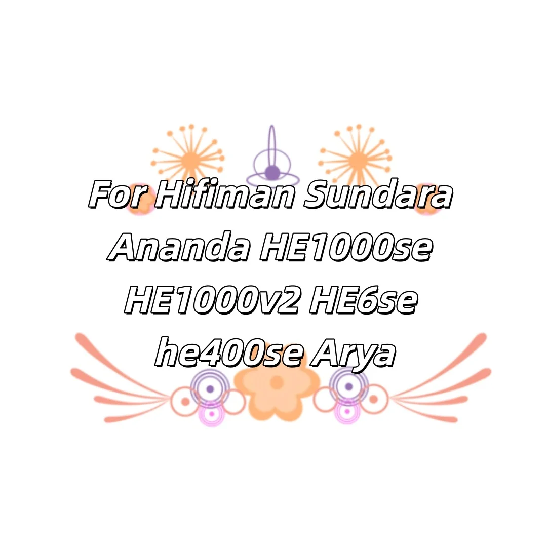 Type6 756 Core OCC 7n Litz Plated Silver Earphone Cable For Hifiman Sundara Ananda HE1000se HE1000v2 HE6se HE400se Arya LN007842