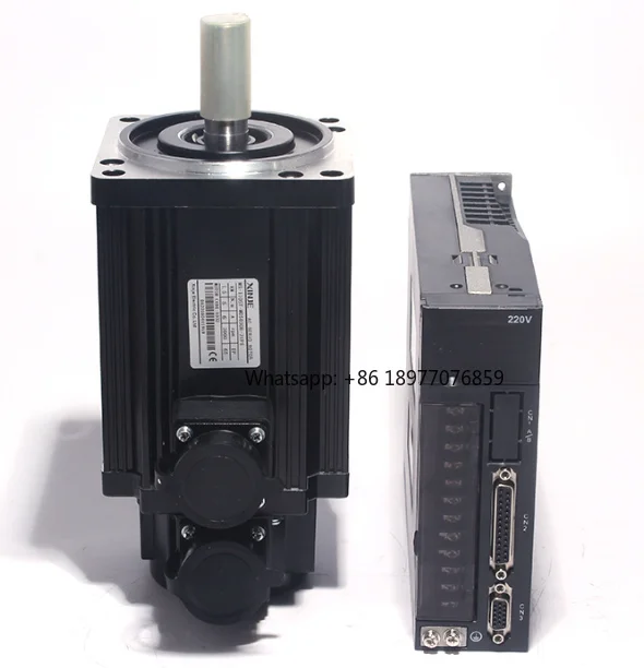 220V Three-Phase 60Hz 3000RPM 2N.M 600W IE3 Efficiency 110ST-M02030 Servo AC Motor Kit And AASD-30A Driver For CNC Machine
