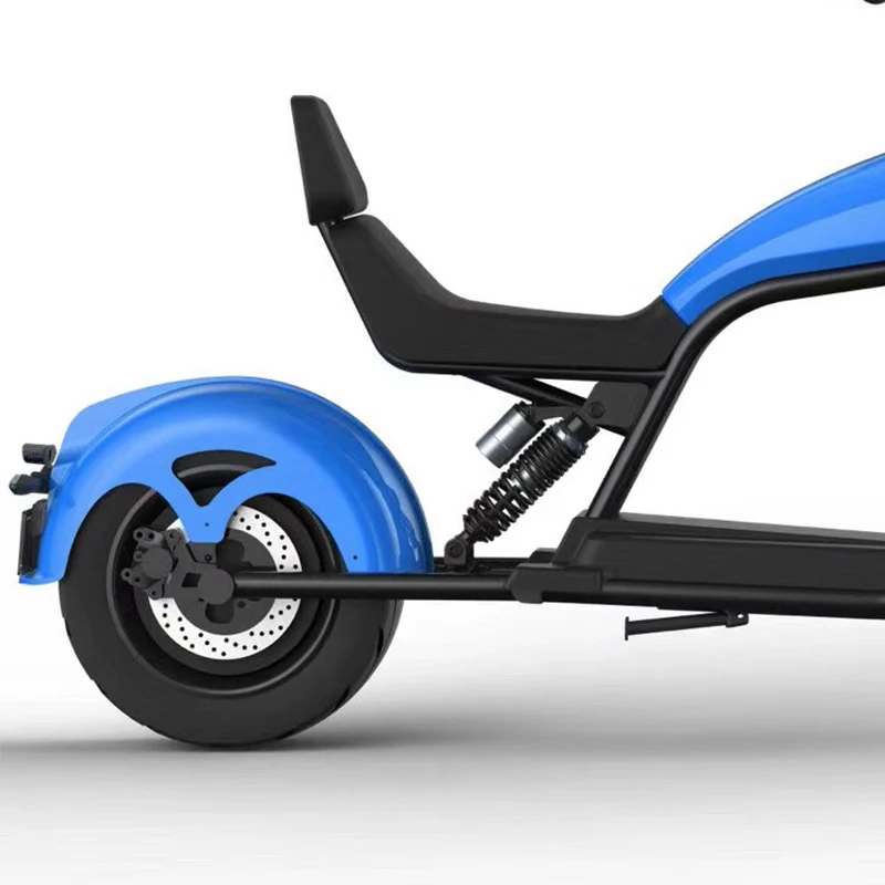 Luqi 6.0 Multi Color Rear Fender Accessories for Citycoco Electric Scooter Durable Protection Side Kickstand Compatible