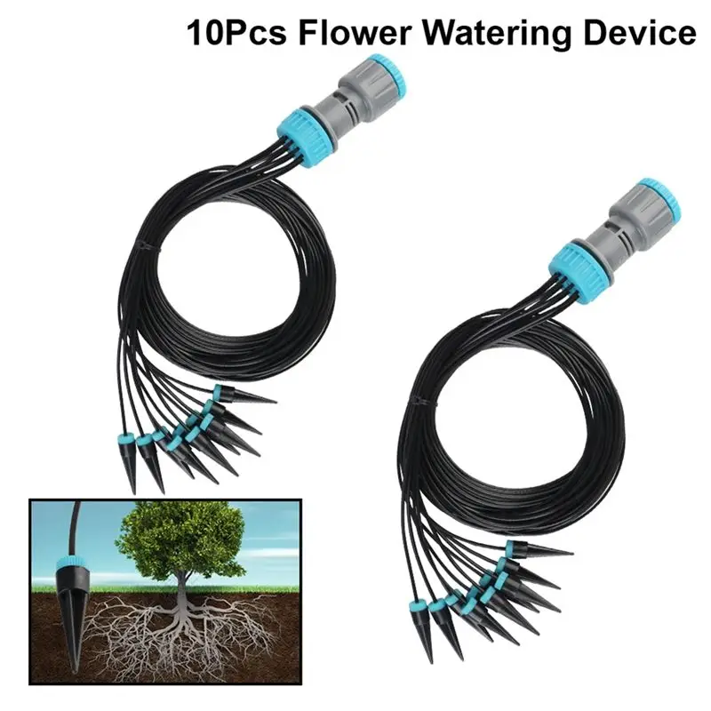 A64Z Dripper Kits For Plants Auto Drip Irrigation Tool Automatic Watering Device Flower Lazy Planting Kit