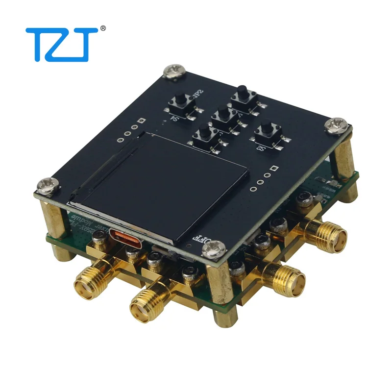 TZT 8GHz Frequency Mixer Module LMX2592-PLL Local Oscillator Unit Up and Down Mixer Type-C Charging with STM32 Main Control Boar view 4