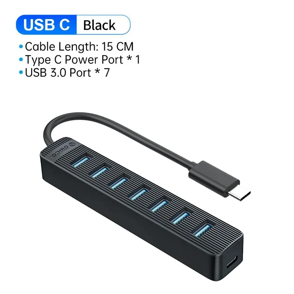 ORICO USB Hub Mini USB C Hub 3.0 USB Power Port Hoge Snelheid Multi 4 Poorten USB C Hub USB3.0 Splitter Adapter Laptop Accessoires