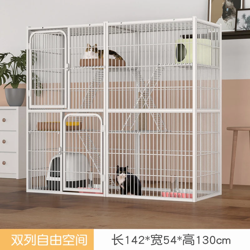 New Storage Rack Cat Cage multilayer Storey Villa Super Cat Climbing Rack Cats Nest House переноска для кошек pet cages