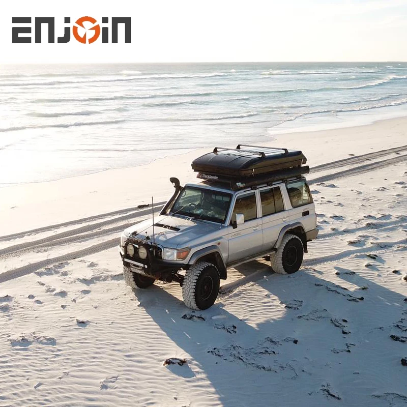 ENJOIN Outdoor Hard Shell Car Roof   Tent for 1-2 Person Waterproof Roof   Tent