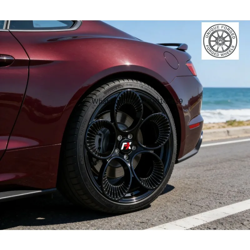 26 Style Gloss Black Multi-Spoke Lightweight Forged Alloy Car Rims 17 18 19 20 21 Inch 5x112 5x114.3 5x120 Wheels For Maserati