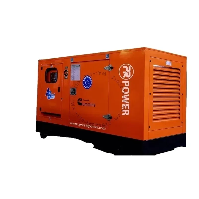 

Однофазный бесшумный дизельный генератор переменного тока 220В 180кВт 180кВА с водяным охлаждением, акционная цена, номинальная мощность 90кВт