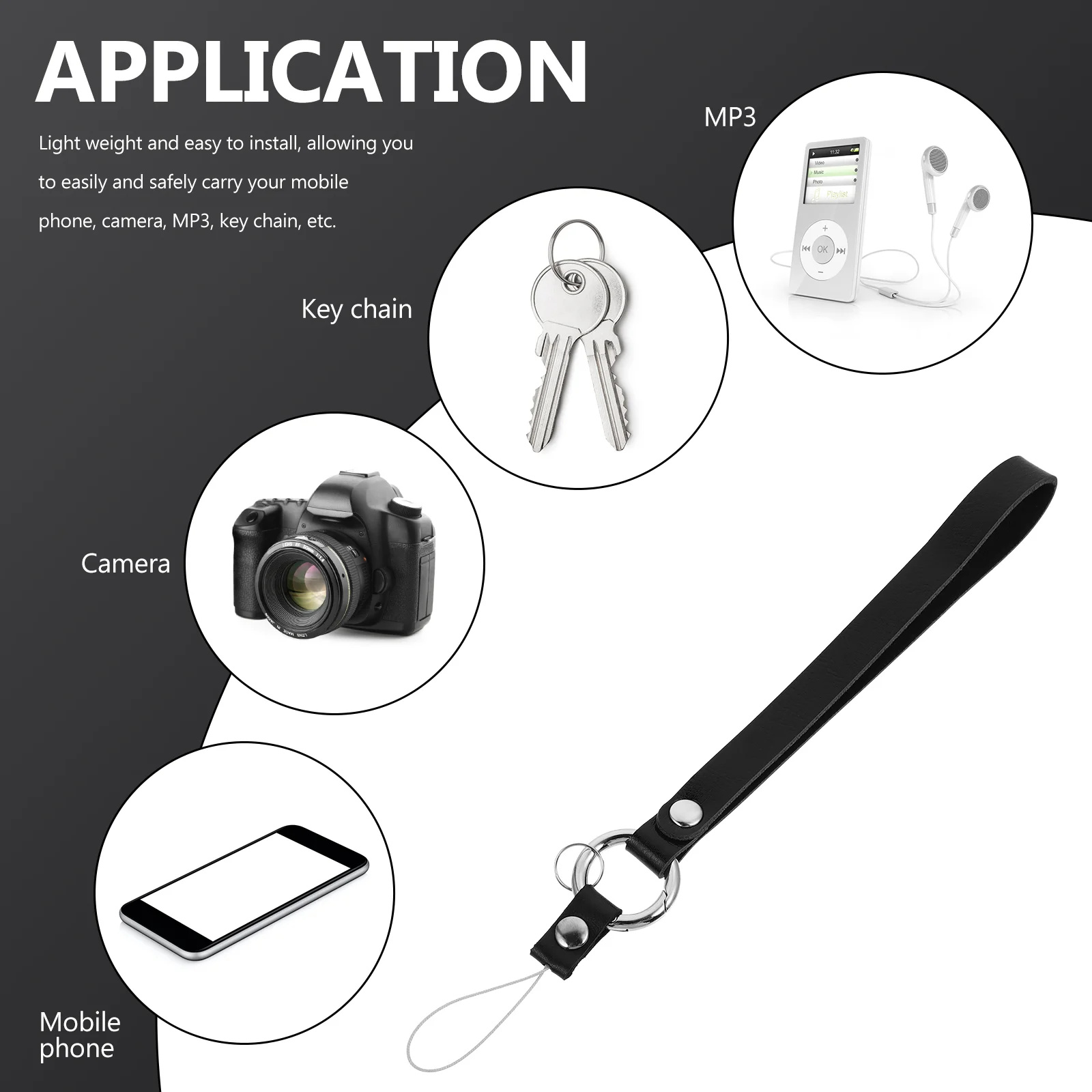 Universal Cell USB Telephone Hand Strap Office School Home Outdoors Travel\ ：  Mobile Universal Cell USB for Camera