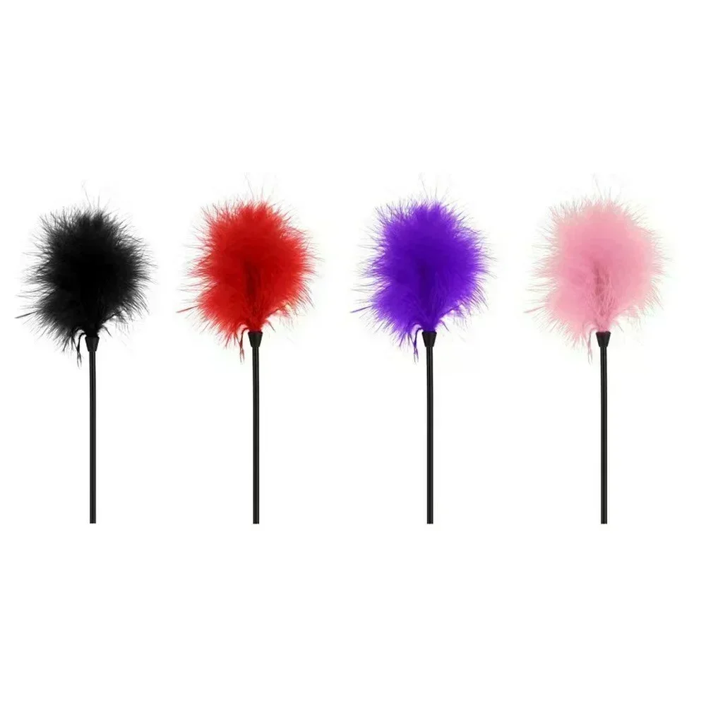 ของเล่น Feather Wand Teaser ตุรกี Feather Interactive Toy Wire Chaser Wand ของเล่นสีสุ่ม