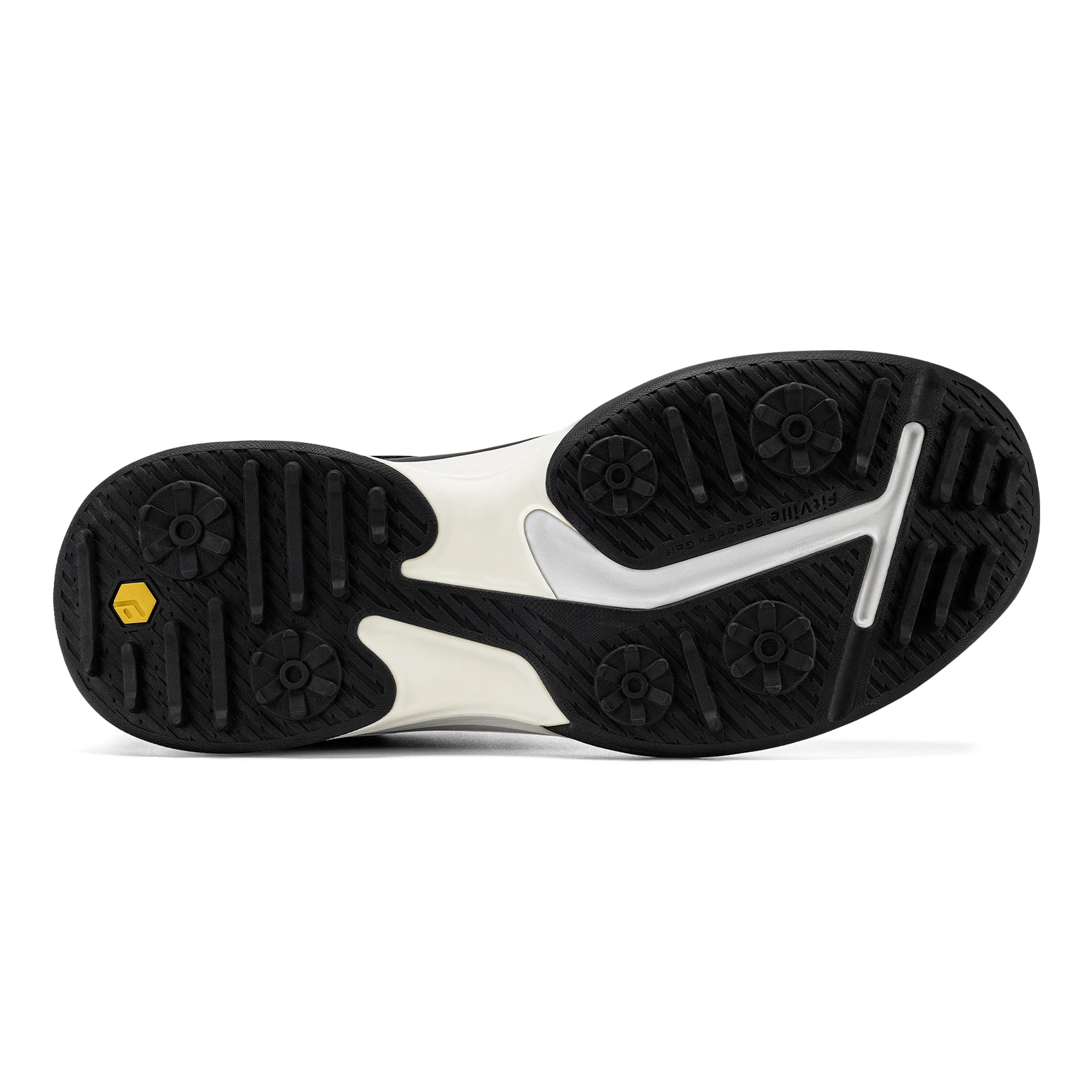Fitville Professionelle Herren-Golfschuhe mit extra breiter Zehenpartie, lässige Golfsneaker, gepolsterte, wasserabweisende Sportschuhe für Herren – Detail 10