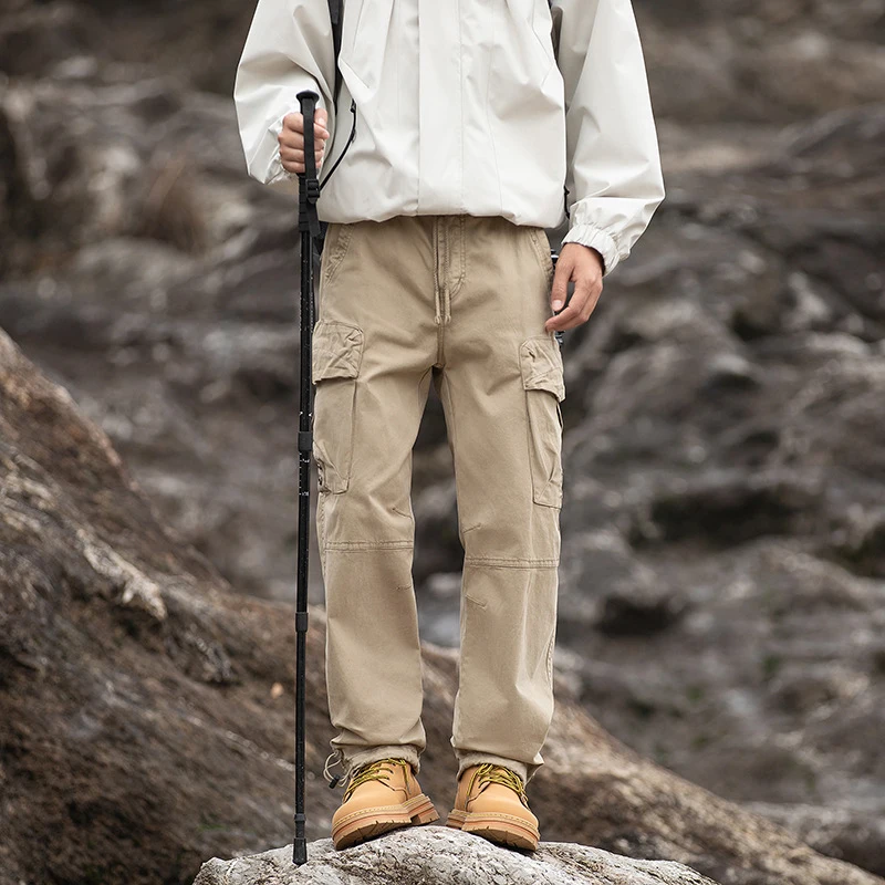 

Men's Mountain Style Sports Work Pants Loose Thin Design Functional Casual Outdoor Trend Luxury Feel