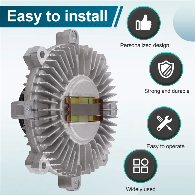 

For Mitsubishi Montero Sport, Pajero Sport, Sportero 2.4 1997-1999 Compatible Fan Coupler- New Replacement Part MD317679