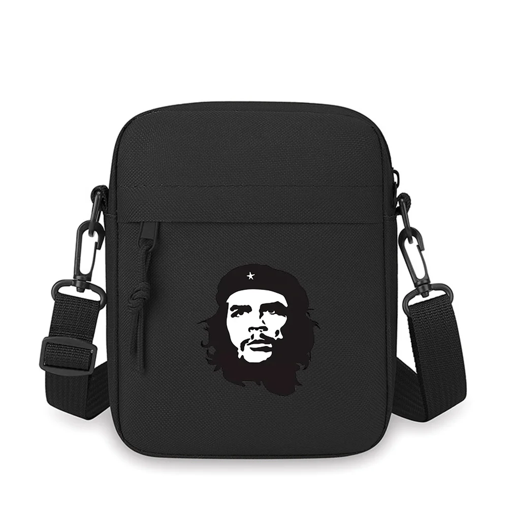 

Che Guevara face star beret portrait Men Crossbody Bag Single Shoulder Women Cartoon Anime Film Printing Design Unisex