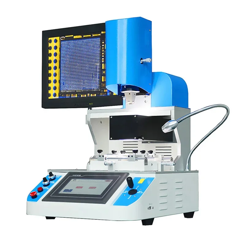 LY 5300 Auto Optical Alignment System BGA Rework Station 2500W Soldering Welding Machine 2 Zones for Repairing Mobile Phone