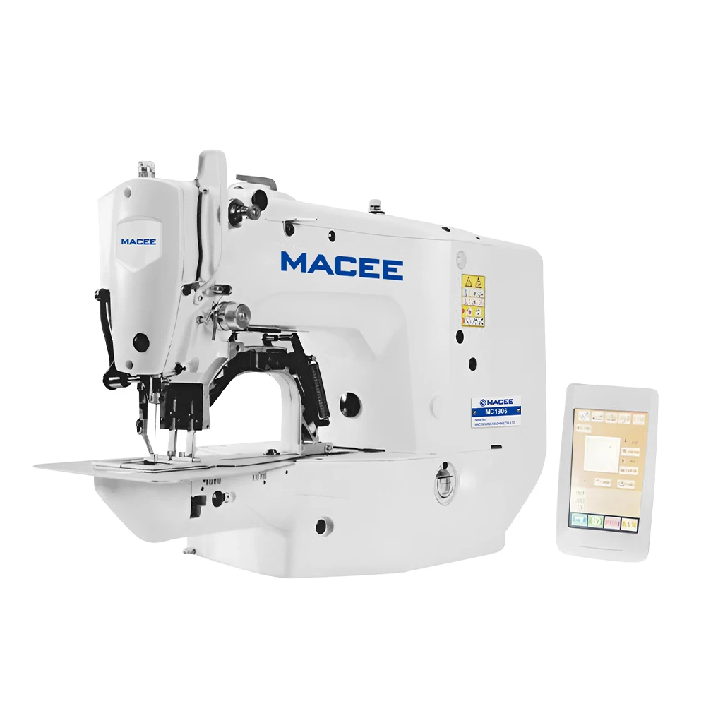

MC 1906 Electronic High Speed bar Tacking Small Pattern Sewing Machine