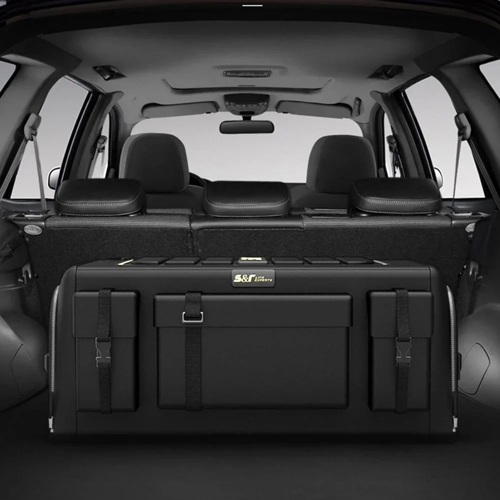 Car Trunk Organizer Storage Box Oxford Cloth Auto Organizers Bag Folding Trunk Storage Pockets For Vehicle Sedan SUV 50L/60L/70L
