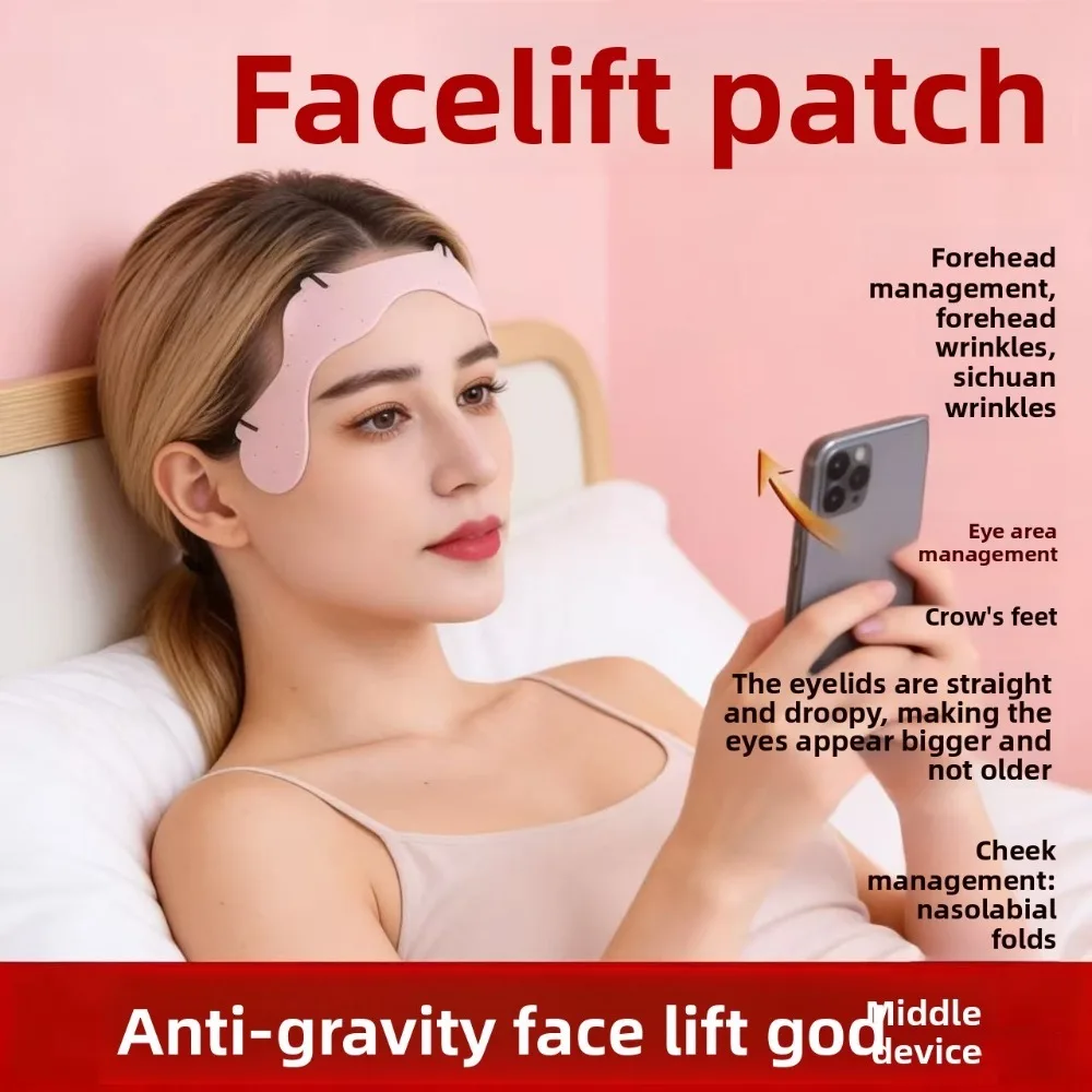 Facial Lifting Patches Quick Tightening Targeting Nasolabial Folds Crow's Feet Forehead Wrinkles V-Shaped Face Skin Care Tools view 4