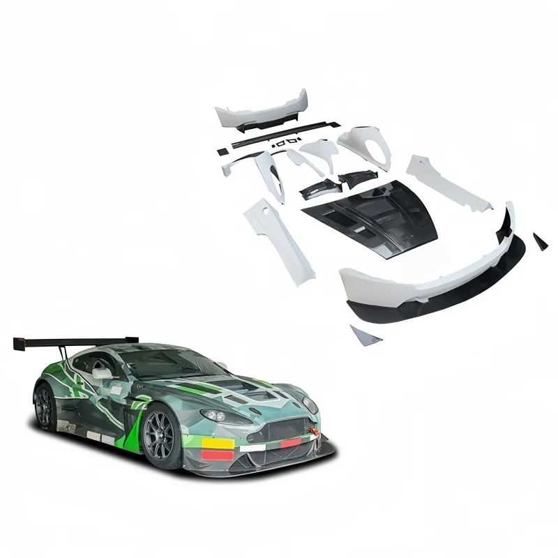 Automobile Front Bumper Lip and Rear Bumper Spoiler Gt3 Wide Body Kit, Suitable forAston Martin Vantage