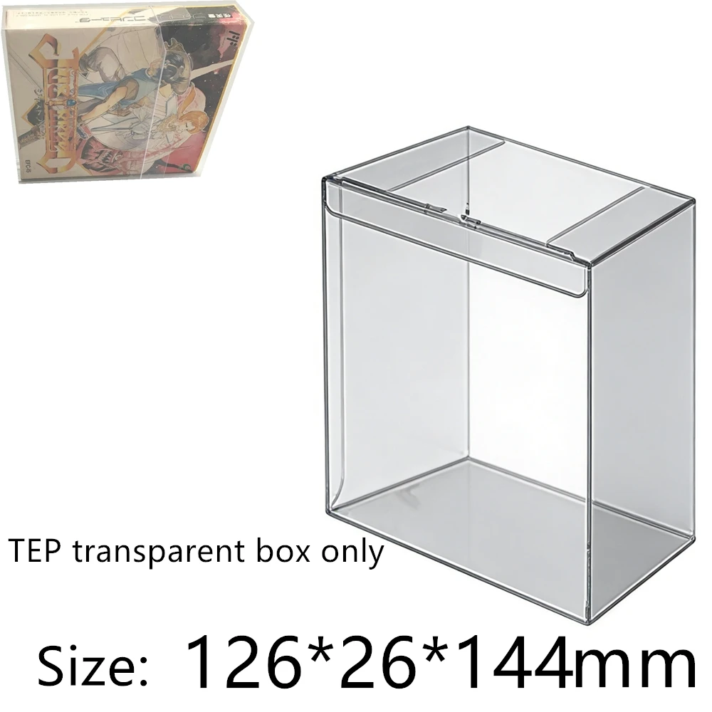 Transparent Box Protector For Nintendo Famicom / NES Game Cartridge Collect Boxes PET Storage Game Shell Clear Display Case