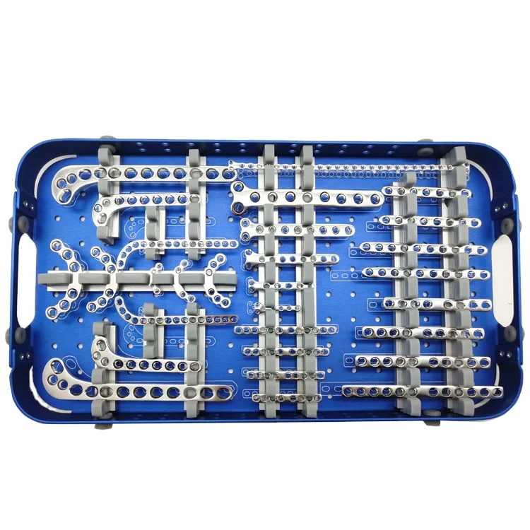 

Veterinary Stainless Steel Plate Instrument Kit For Trauma Surgery