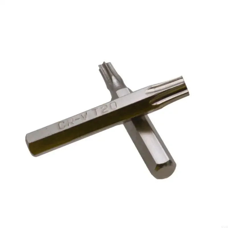 37ME 10Pcs Blossoming Head Screwdriver Bit Set Security Screwdriver Tool 4mm Screwdriver Bit 1/4inch Hexagonal