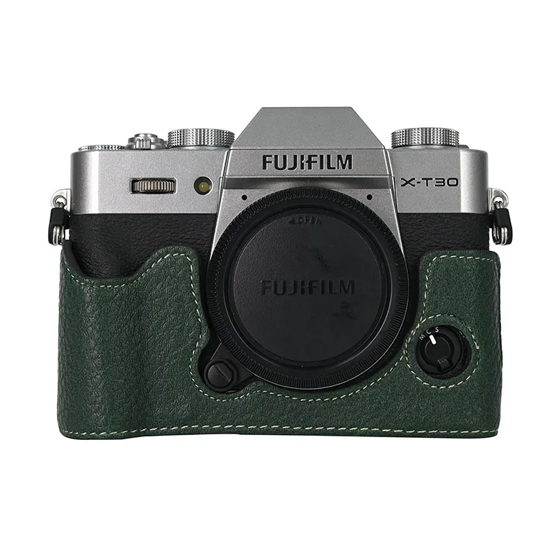Etui z ekoskóry, pokrowiec na aparat, torba, osłona na połowę obudowy do aparatów Fujifilm XT10, XT20, XT30 II, III. — zdjęcie produktu 4