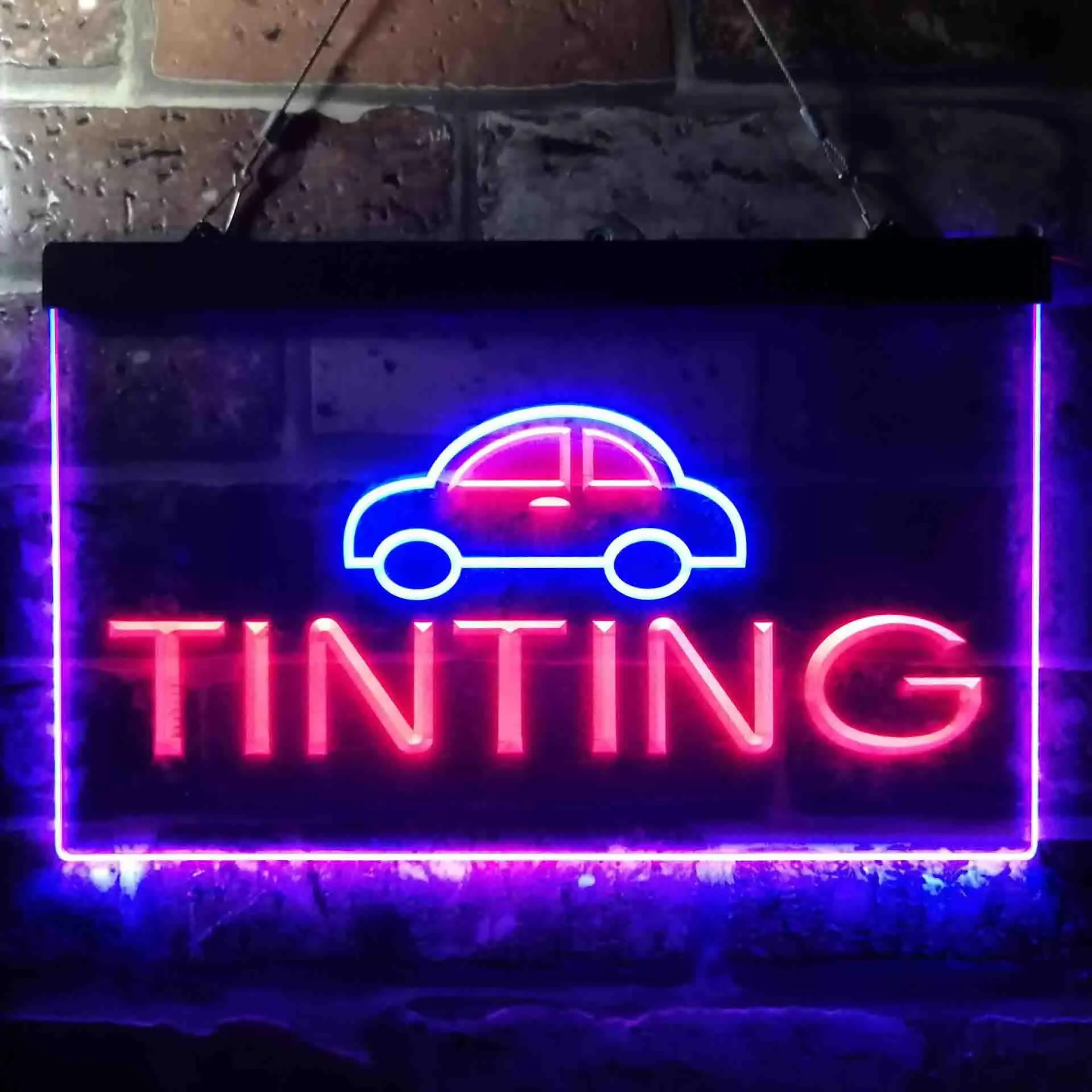 Car Tinting Dual Color Led Neon Sign st6-i0464