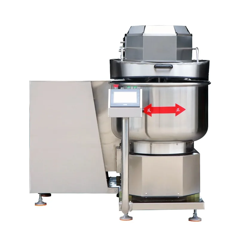

Fully automatic large-scale turning cylinder type dough mixing machine Two-speed turning mixing machine Electric dough