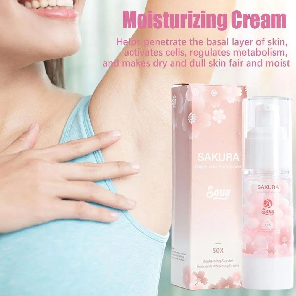 GLUTA-crema iluminadora para axilas, cápsulas para blanquear las axilas, perla, Cosros, Q4T2