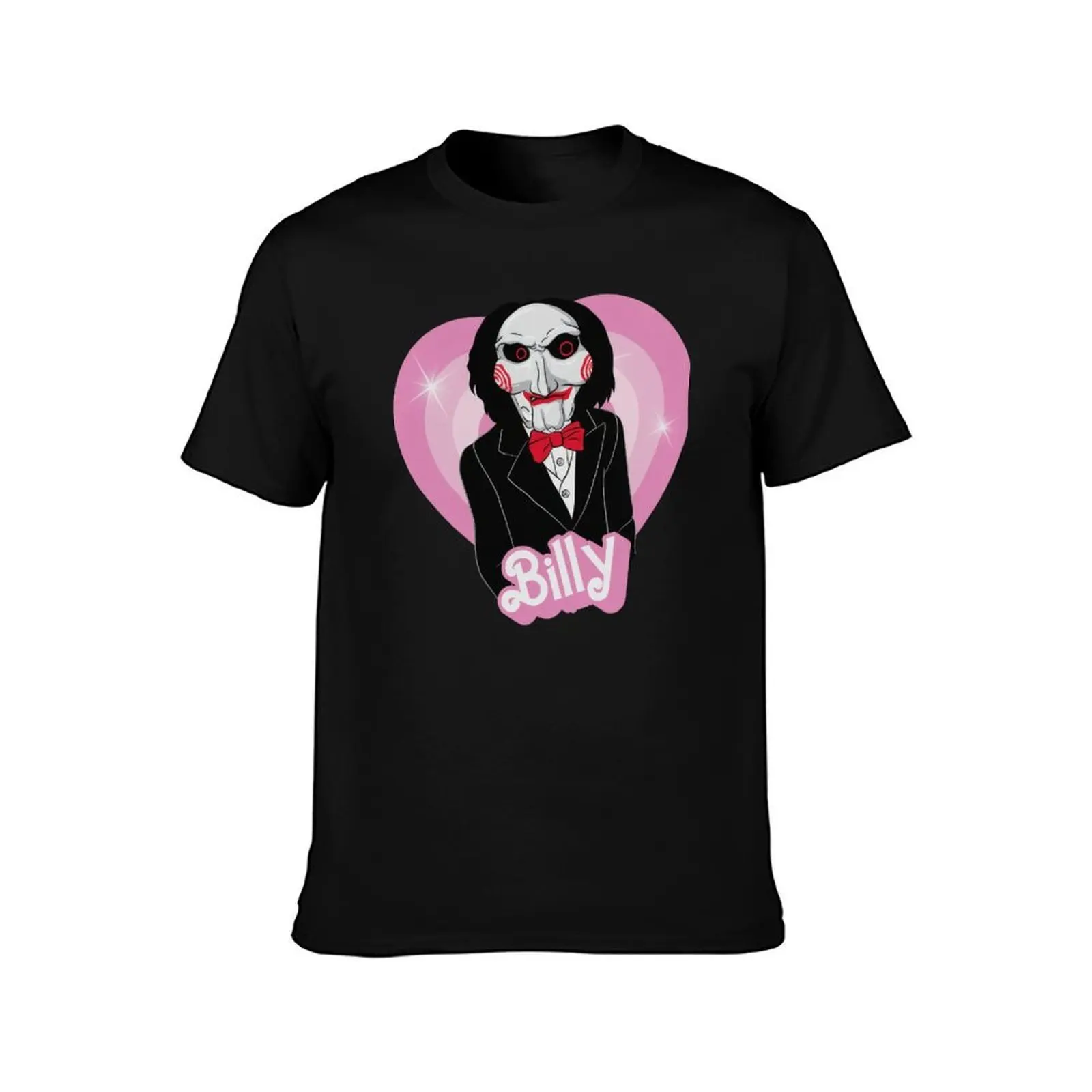 Romantic Billy Saw Movie T-Shirt, Summer Casual Cotton Tee, Oversized Streetwear Tops, Vintage Graphic Print, Unisex Men Women