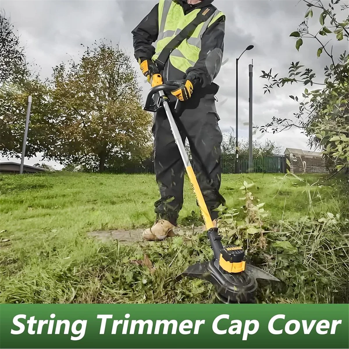 

ABYA DWO1DT995 Weed Trimmer Head Cap & Spring Replacement for Quickfeed String Trimmer Head, Parts DCST922P1 DCST922B