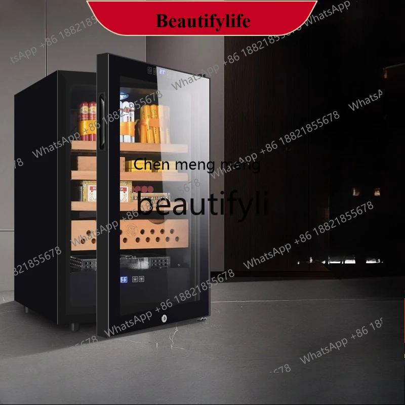 AB02 Constant Temperature and Humidity Household Mini Red Wine Refrigerated Small Professional Moisture Box with Lock
