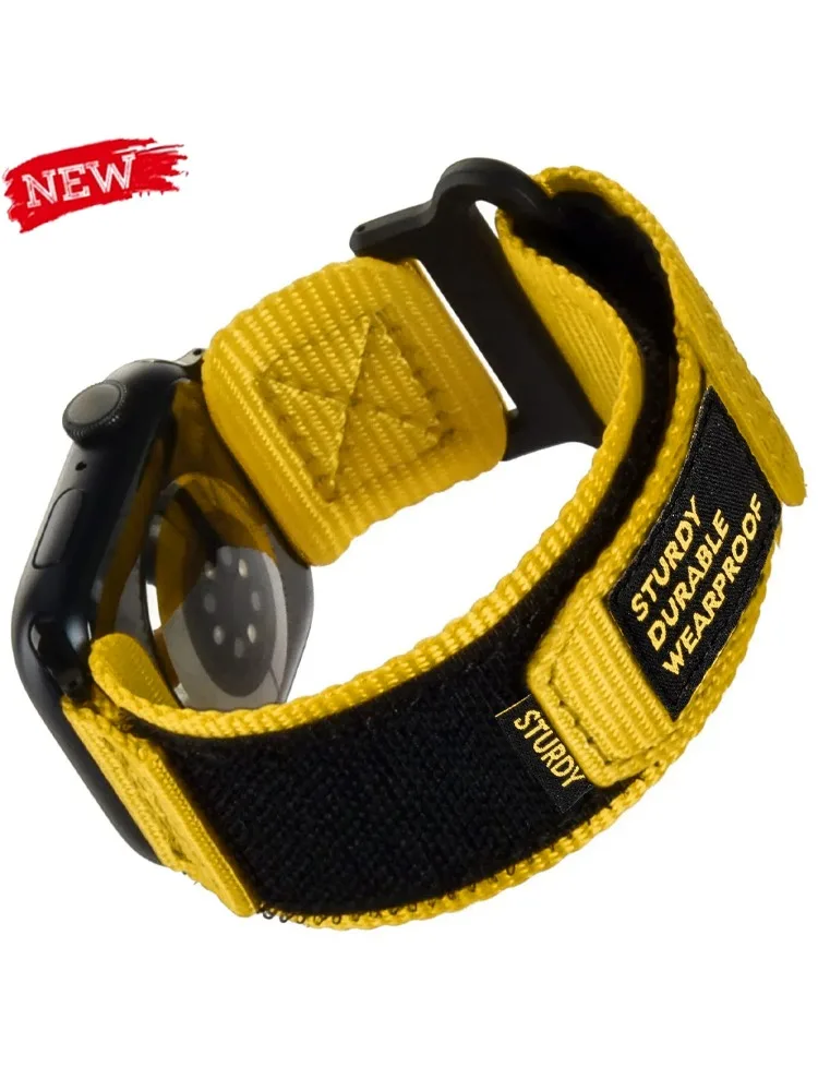 Sport-Nylonarmband für Apple Watch Band Ultra 3/2 49 mm 46 mm 42 mm 45 mm 44 mm 41 mm 40 mm Armband für Iwatch Serie 11 10 9 8 7 6 SE