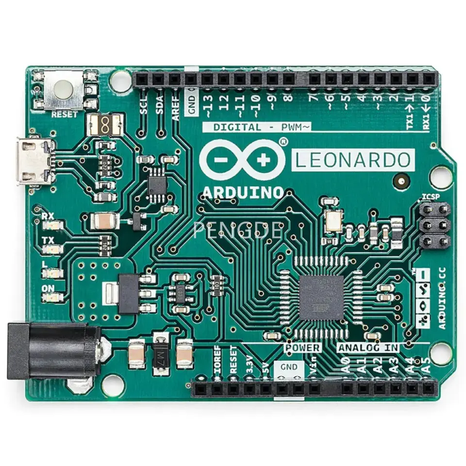 Arduino Leonardo with Headers A000057 Italy Official Original Genuine ATmega32u4 Development board