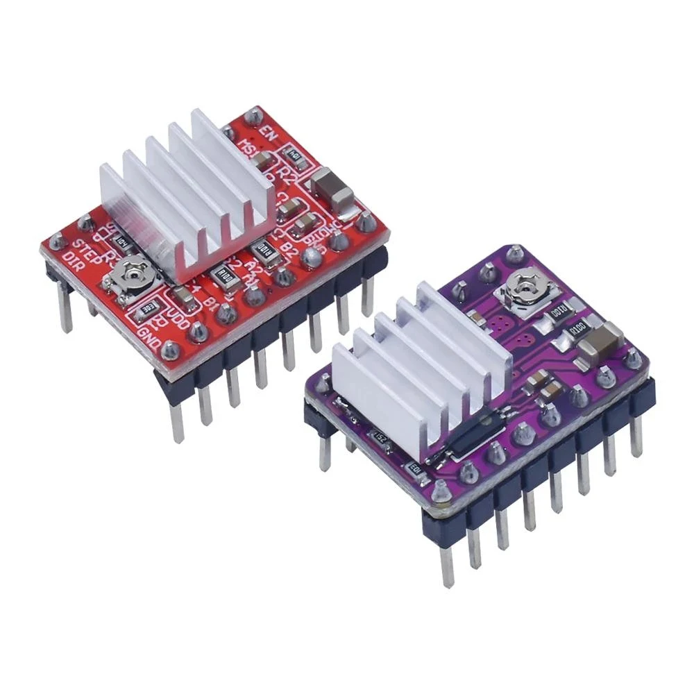 3D Printer Parts StepStick DRV8825 A4988 Stepper Motor Driver With Heat sink Carrier Reprap MKS GEN V1.4 board