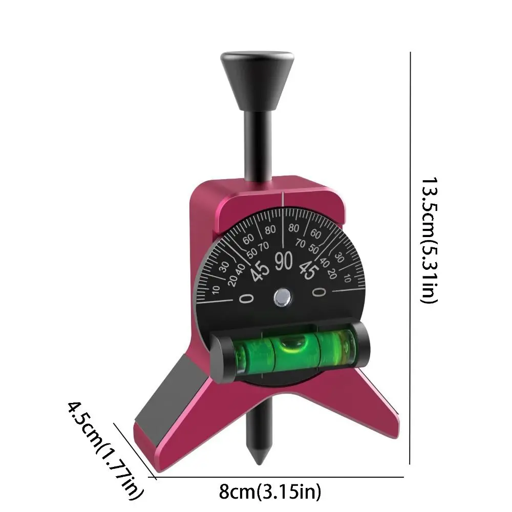 Hochpräziser Rohr-Mittelsucher, multifunktionaler Rohr-Mittelstanzer mit magnetischer Verbindung, Wasserwaage, Y-förmiger Rohrmarkierer