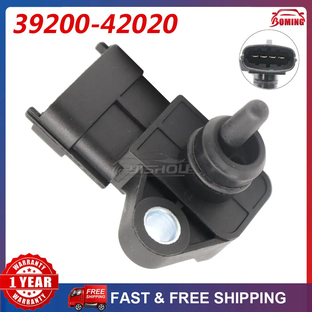 

New Pressure Sensor For HYUNDAI Genesis H-1 H100 Matrix Porter Terracan KIA Cerato Pregio 1.5 2.0 2.5 39200-42020