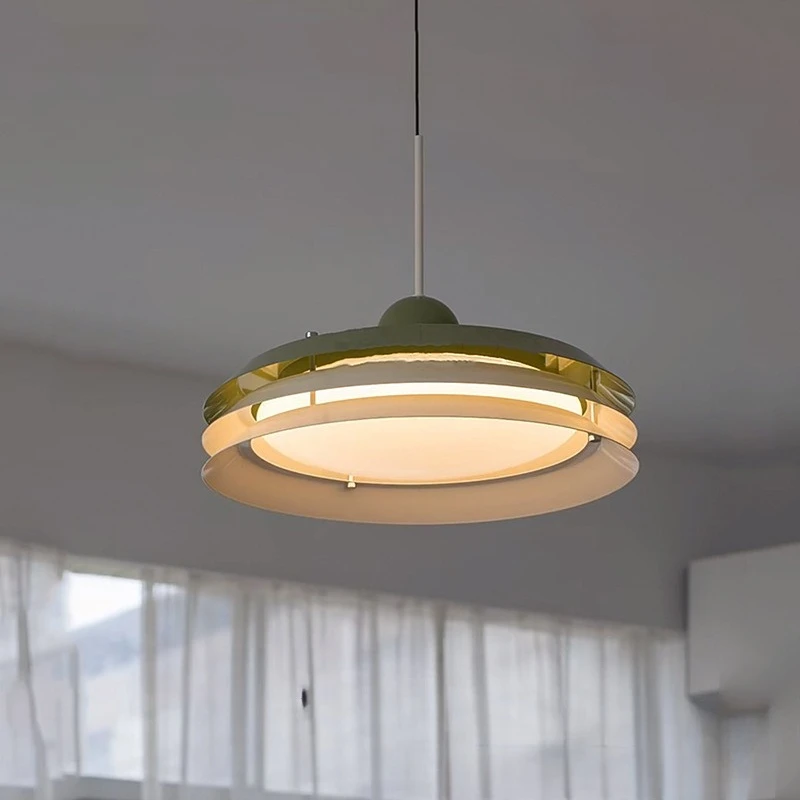 

French Cream Wind Restaurant Chandelier Creative Rocker Arm Retractable Designer Original Full Spectrum Eye Protection