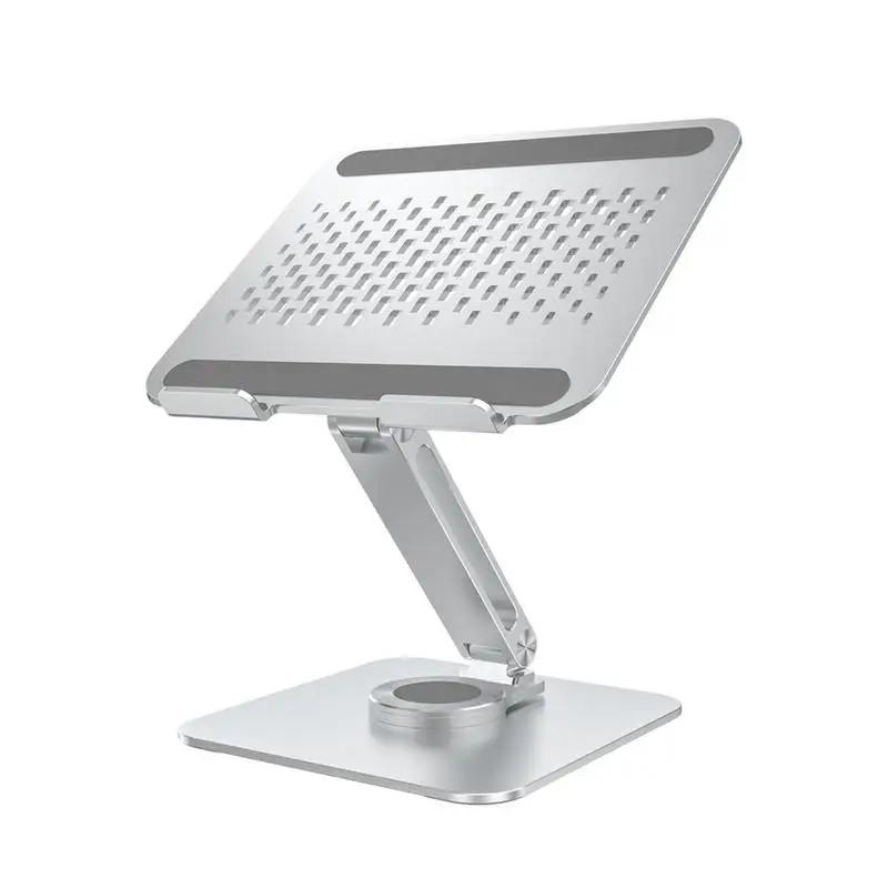 

Notebook Stand For Desk Ergonomic Foldable Riser Holder Laptop Stands Rotary Shaft Aluminum Alloy Cooling Base Notebook Holder