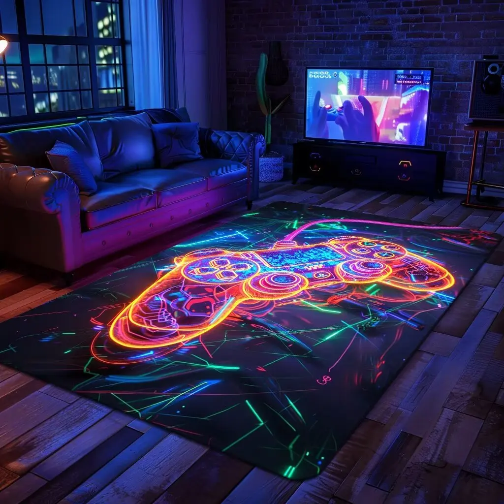 

VIKAMA E-sports Room Table, Chair, Carpet, Living Room, Bedroom, Home Decoration Carpet, E-sports Room Sound Insulation Pad
