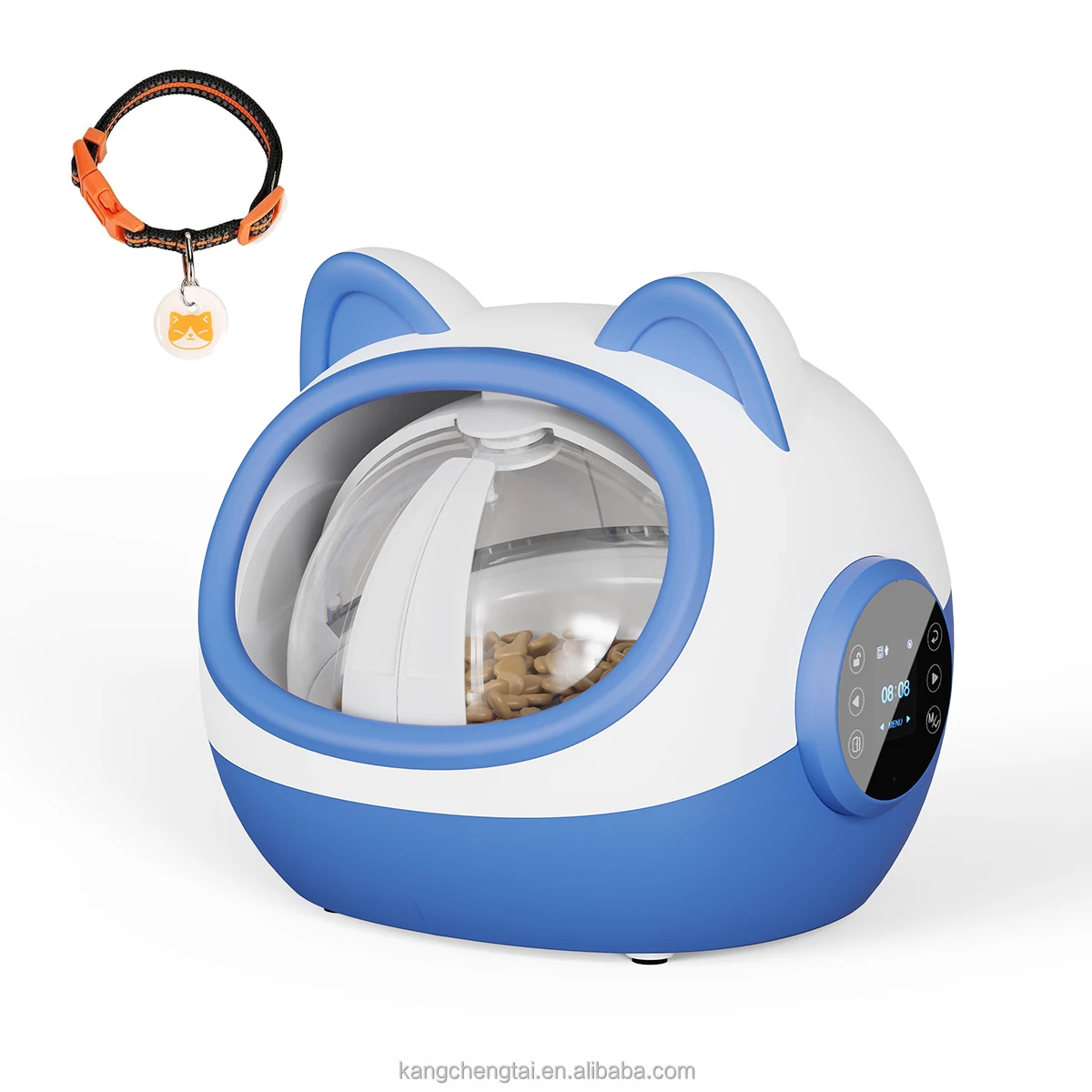 

Automatic RFID Technology Pet Cat Feeder Safe Sensor Door Timed Feeding Pet Feeder with Voice Call
