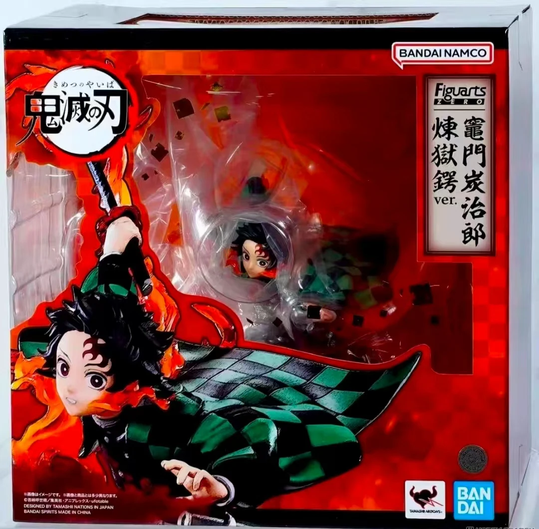 

【Оригинал】BANDAI FiguartsZERO Demon Slayer: Kimetsu No Yaiba Kamado Tanjirou Rengoku Tsuba Ver. Модель игрушки