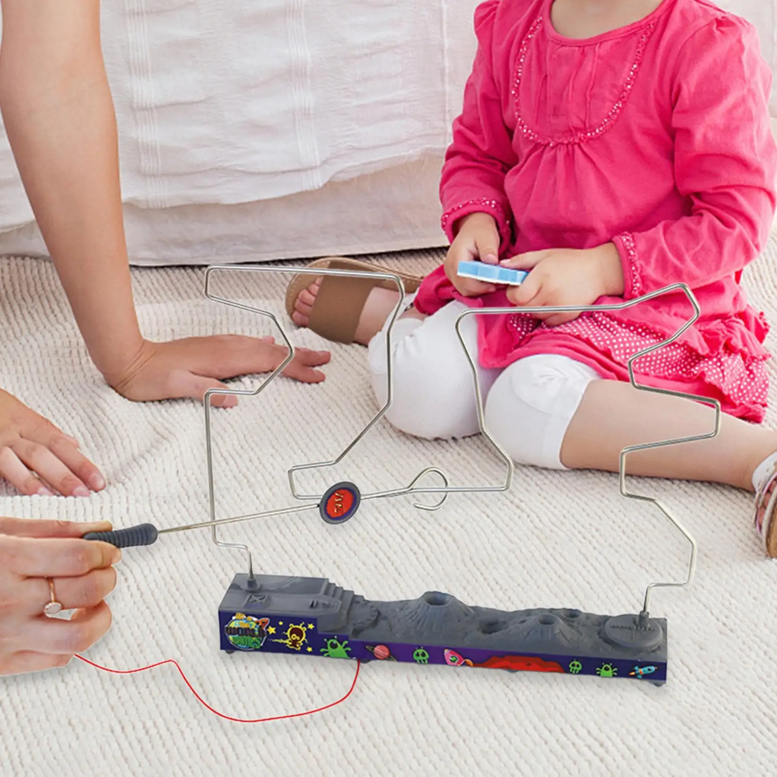 Electric Maze Toy Brain Teaser DIY Material Conducting Electricity Experiment Toy Physical Scientific for Teaching Props Kids
